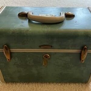 Vintage 1950s MCM Samsonite Shwayder Bros Cosmetic Carry Case Luggage